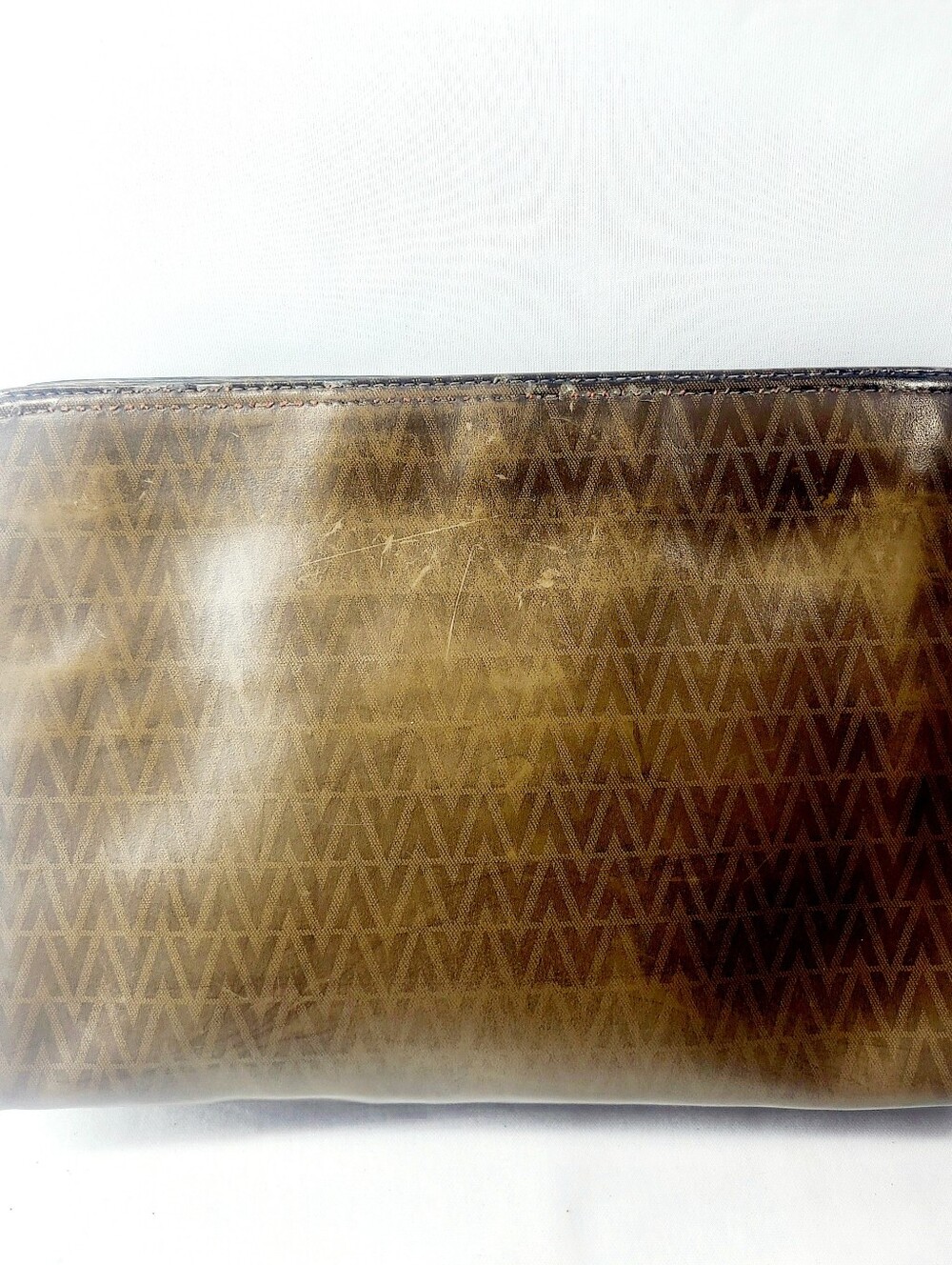 Mario Valentino Leather Clutch - Picture 4 of 7